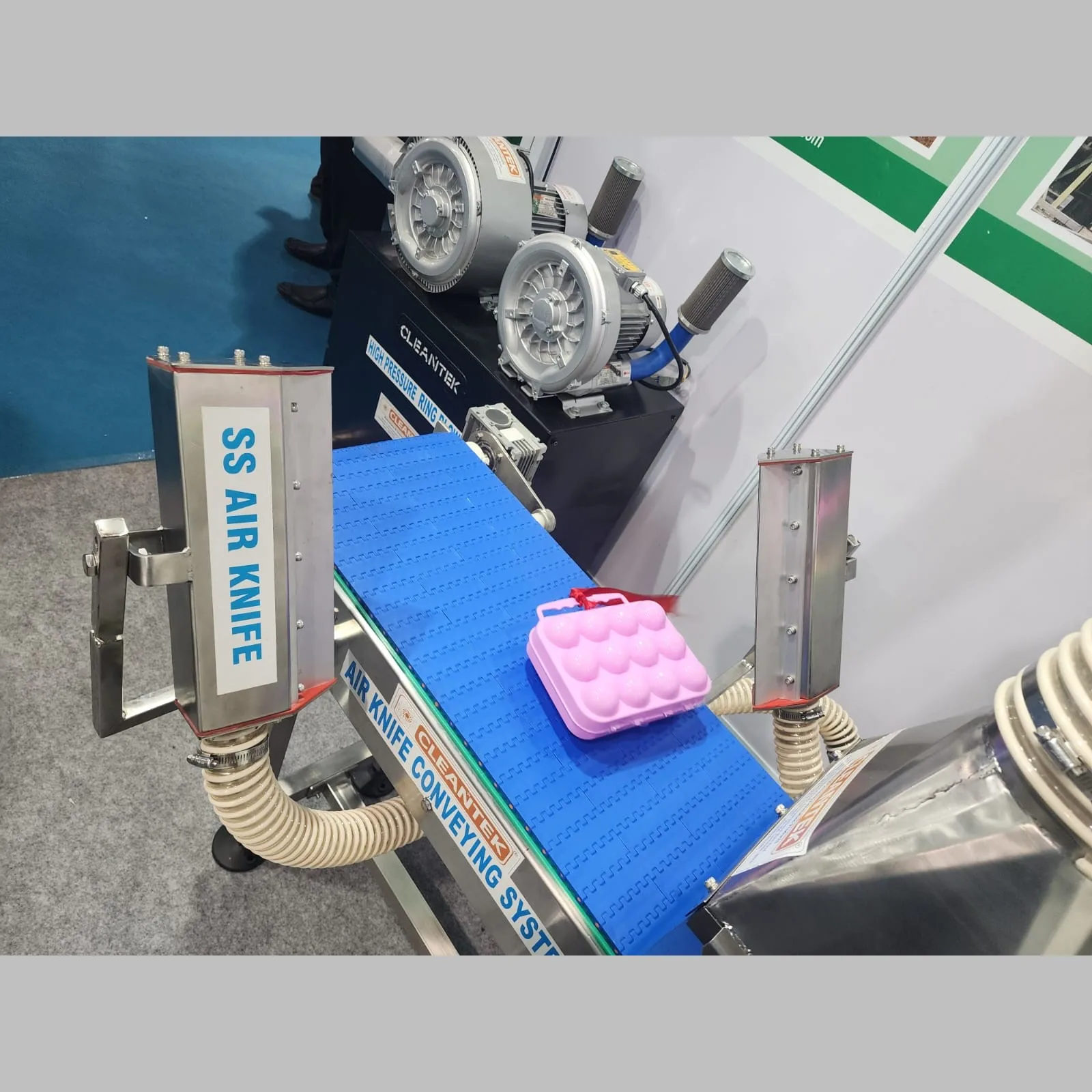 Cleantek Showcases Advanced Dust Collection Systems and Air Knife Drying Technology at ANUGA FOODTEC 2024 in Mumbai